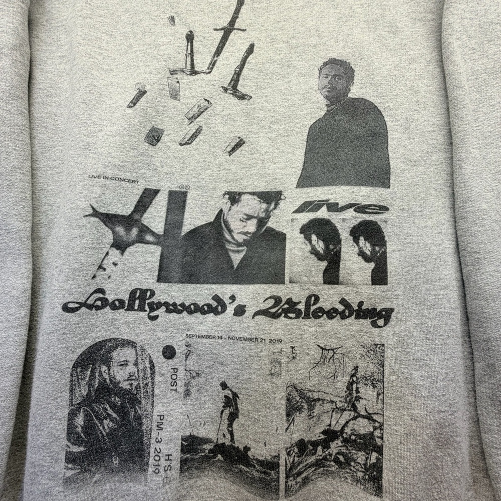 Posty Co Post Malone 2019 Tour Crewneck Sweatshirt - Picture 12 of 12
